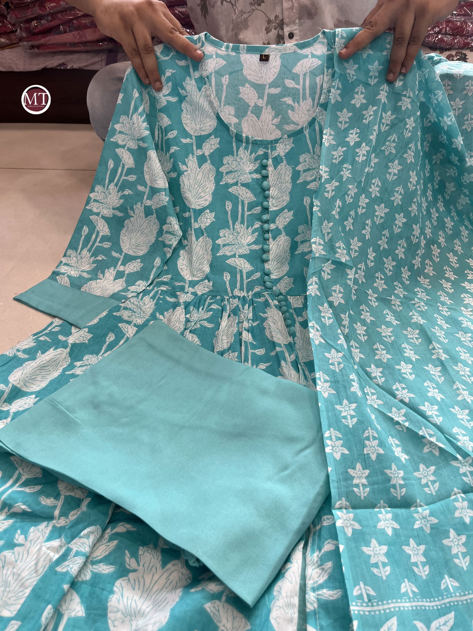 MT Summer Special Cotton Kurti With Bottom Dupatta Wholesale Shop In Surat
